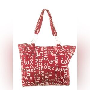 Authentic Chanel Vintage 31 Rue Cambon Canvas Tote